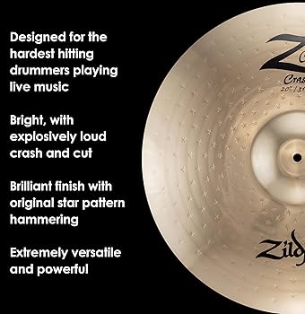 Amazon.com: Zildjian Z Custom Crash, 20 Inch : Everything Else
